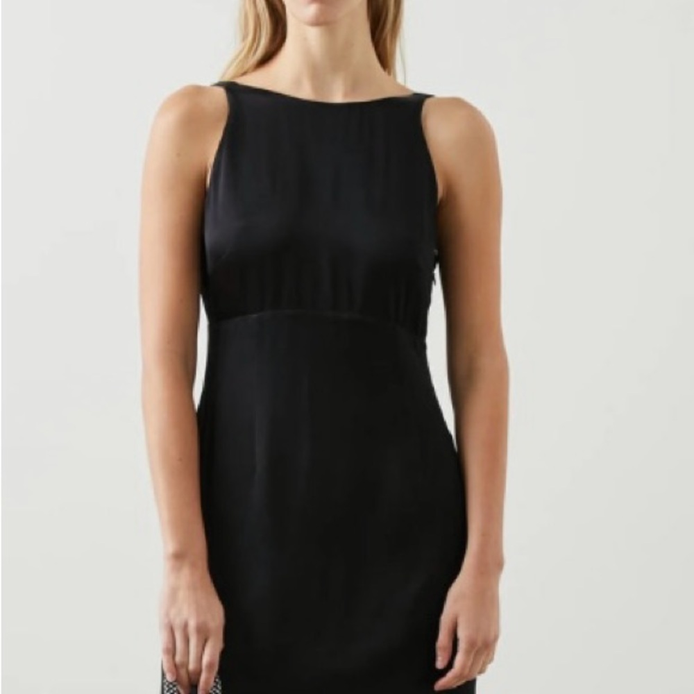 Rails Black Low Back Mini Dress